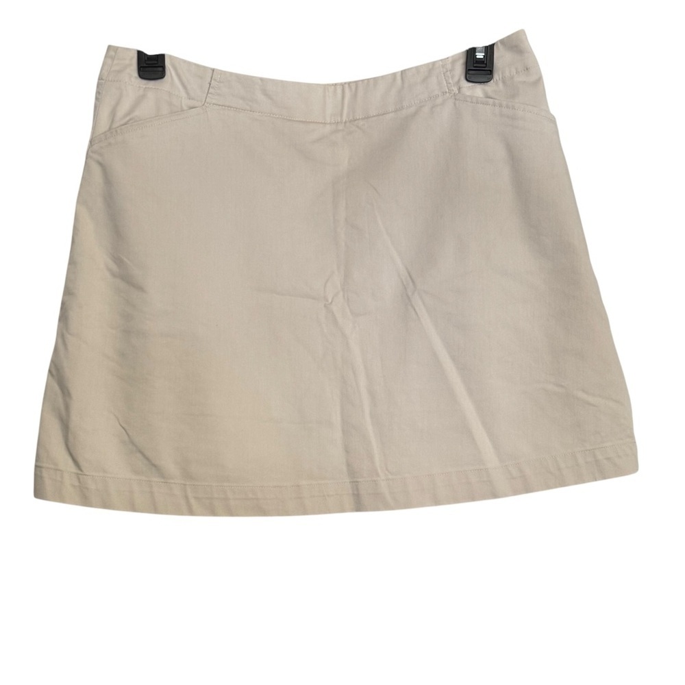 Nike Golf Womens Dri-Fit Golf Skort 14 Off White Activewear Sport Side Zip